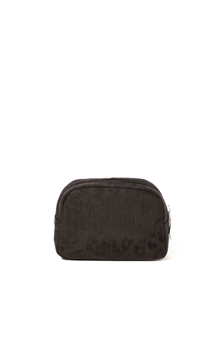 BAGGALLINI Mini Pocket Cosmetic Bag, Alternate, color, Black Cheetah Emboss