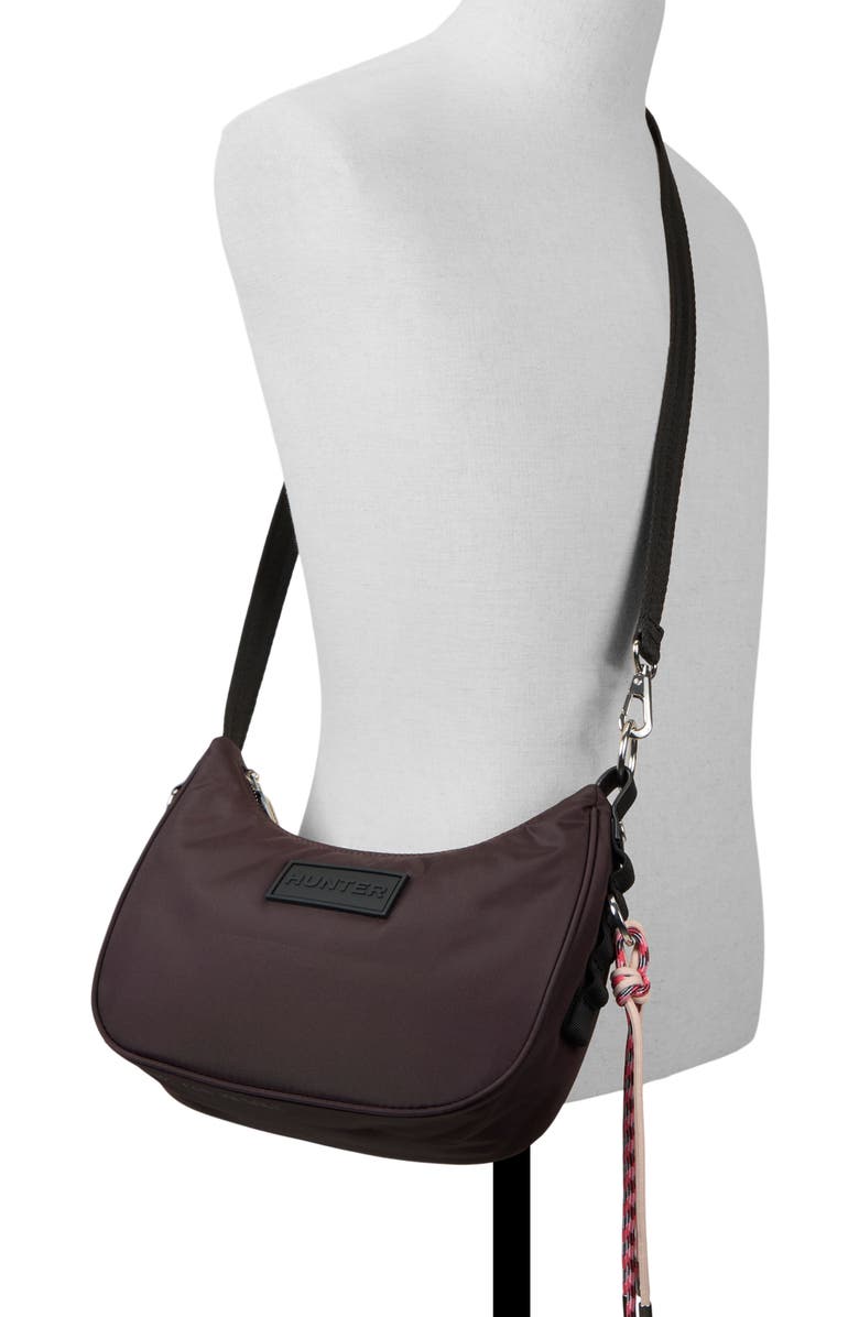 Hunter Loop Back Crossbody Bag, Alternate, color, Brown