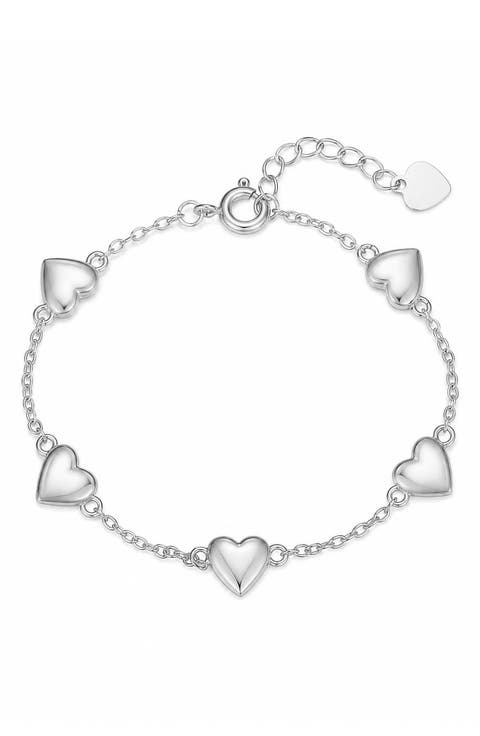 Kids' Puffed Heart Bracelet