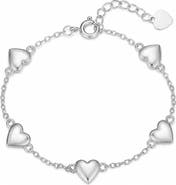 Lily Nily Kids' Puffed Heart Bracelet