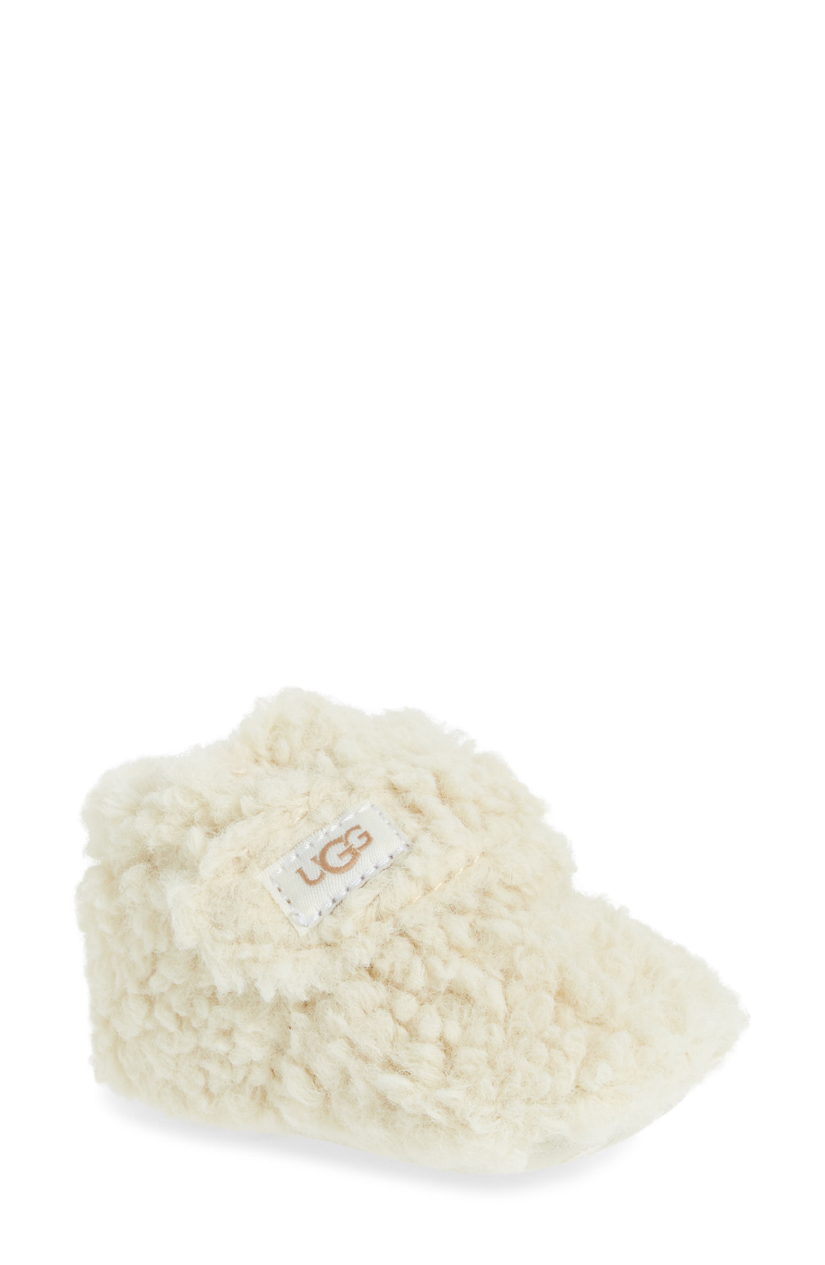 UGG<sup>®</sup> Bixbee Bootie, Main, color, Natural Curly Faux Fur