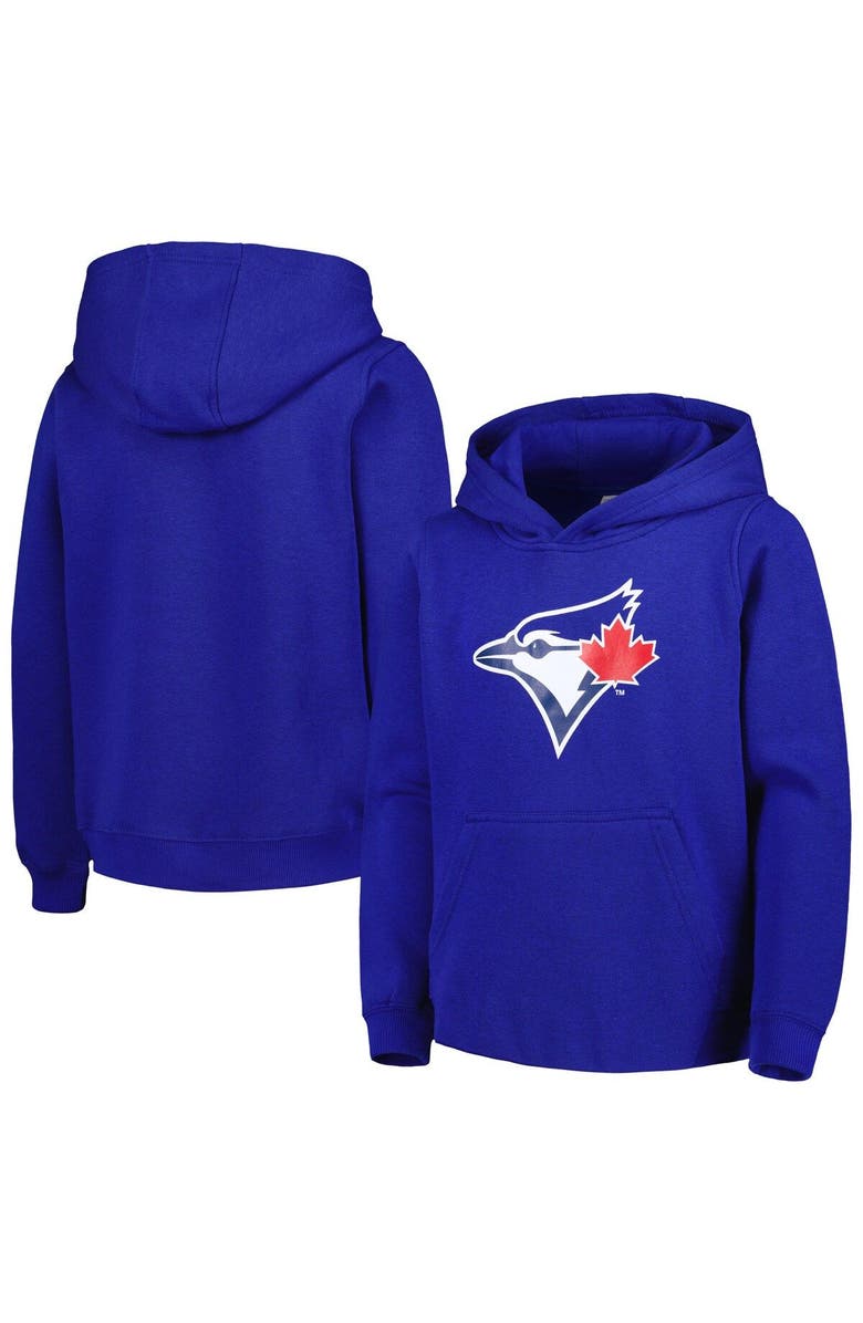Outerstuff Youth Royal Toronto Blue Jays Team Primary Logo Pullover Hoodie, Main, color, 
