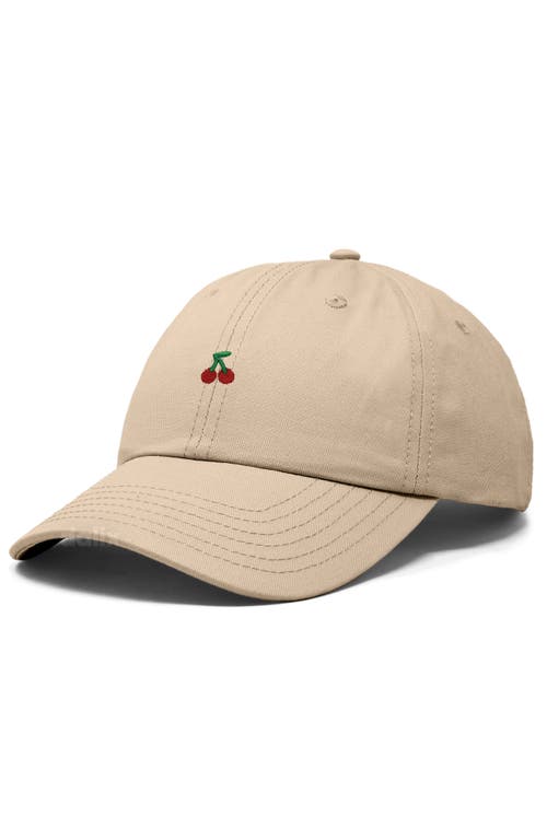Dalix Lil Cherry Dad Cap In Brown