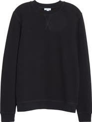 Sunspel Men's Crewneck Cotton French Terry Sweatshrt