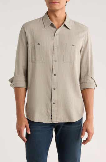 Lucky Brand Mason Slub Twill Button-Up Shirt