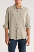 Lucky Brand Mason Slub Twill Button-Up Shirt