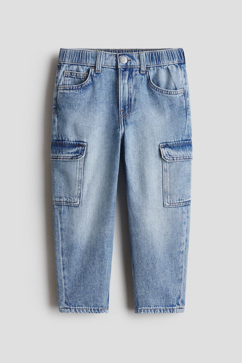 Relaxed Tapered Fit Jeans, Alternate, color, Denim blue