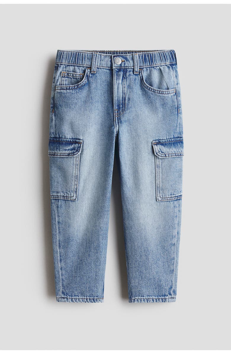 H&M Relaxed Tapered Fit Jeans, Main, color, 