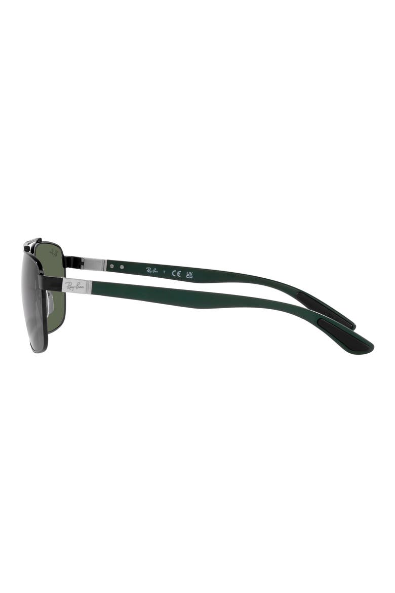 59mm Aviator Sunglasses, Alternate, color, BLACK