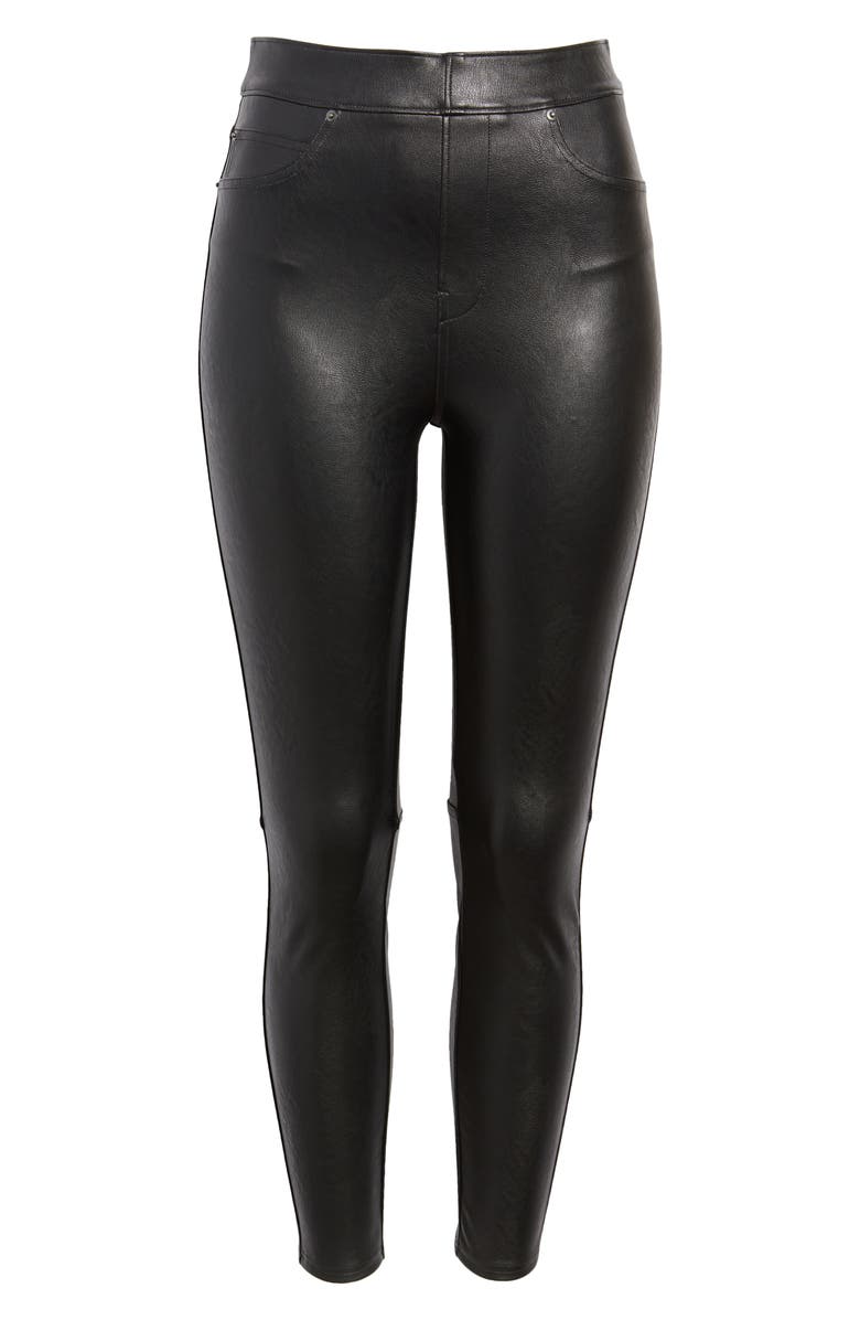 SPANX<sup>®</sup> Faux Leather Ankle Skinny Pants, Alternate, color, 