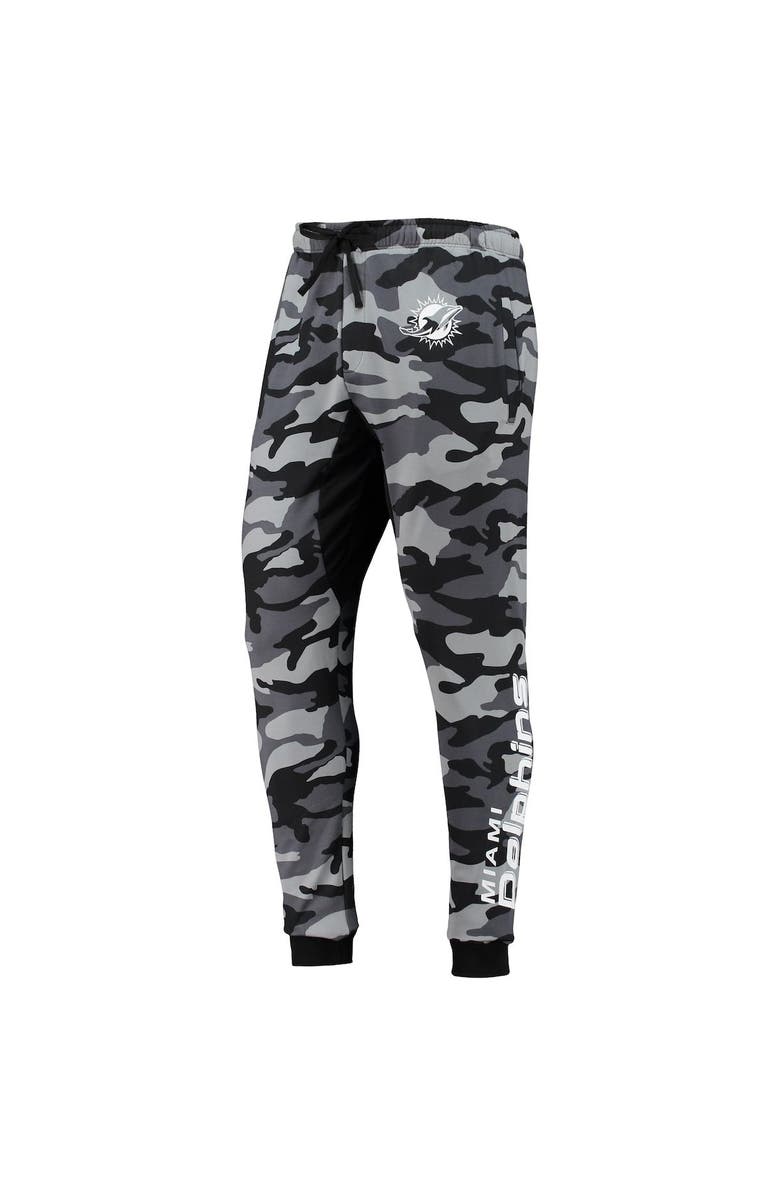 FOCO Men's FOCO Black Miami Dolphins Camo Jogger Pants, Alternate, color, 