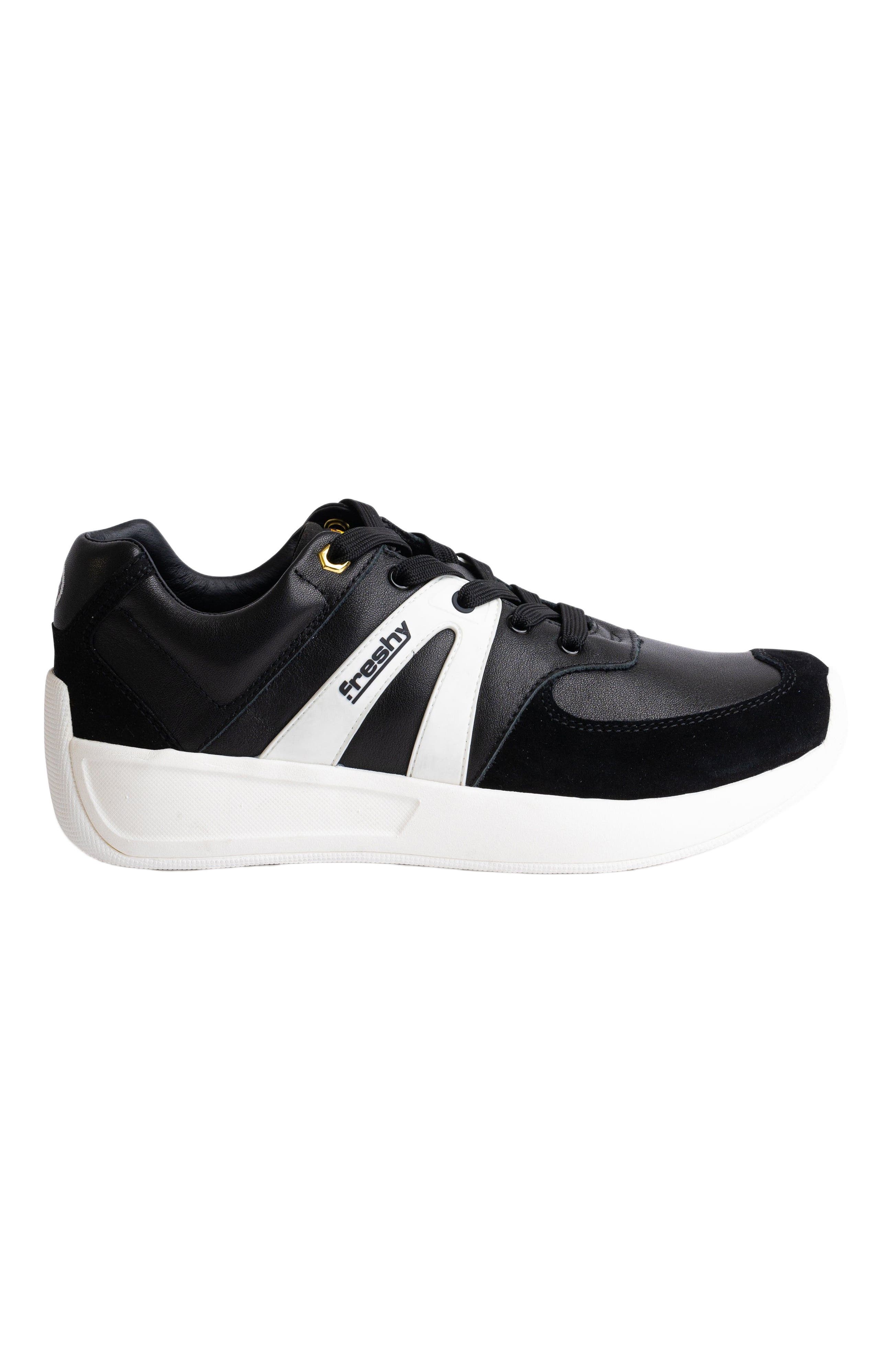Freshy Supafly Nites Sneaker, Main, color, Black/White