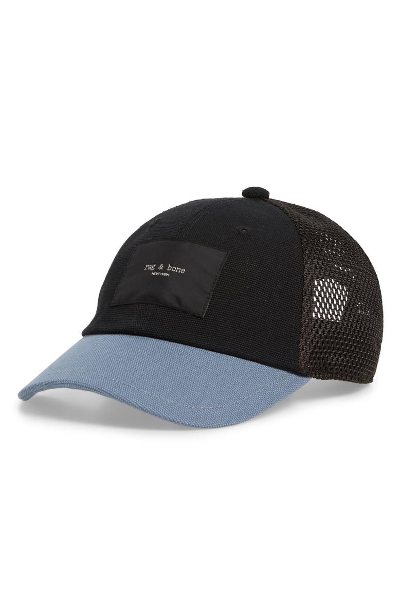 rag & bone Addison Baseball Cap, Main, color, 