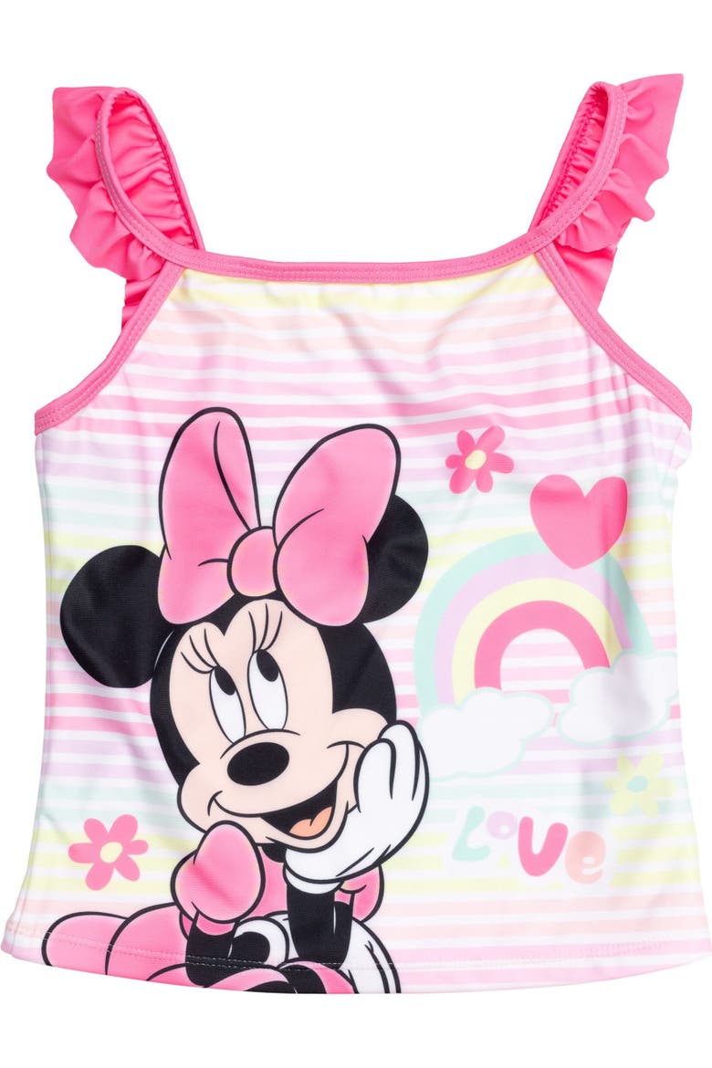 Minnie Mouse Swimwear Tankini and Bikini Bottom Set, Alternate, color, Minnie Mouse Pink