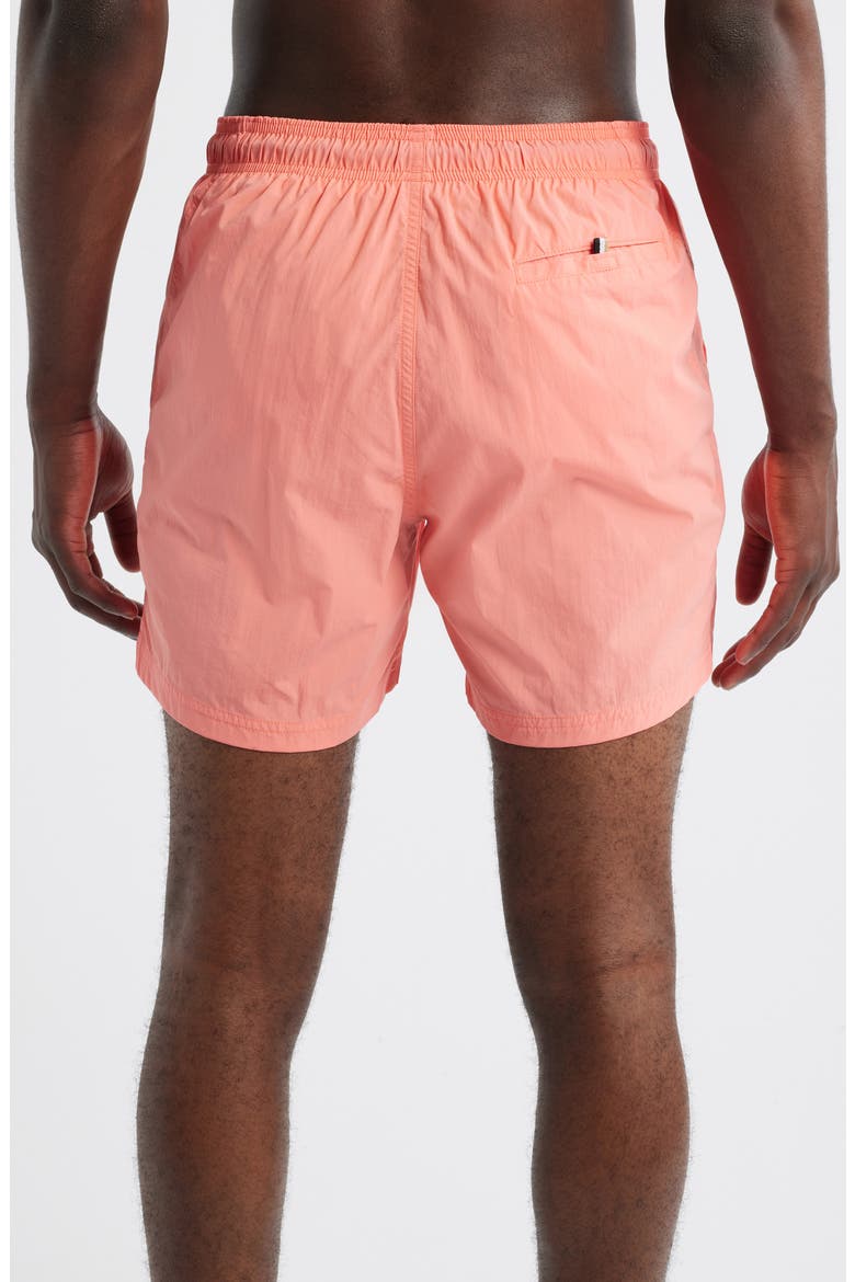 Octopus Swim Trunks, Alternate, color, BRIGHT CORAL PINK