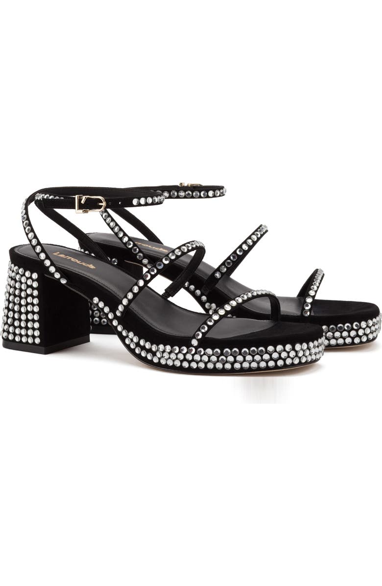 Larroudé Gio Block Heel Strappy Sandal, Main, color,