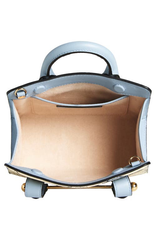 Strathberry Nano Floral Leather Tote In Multi