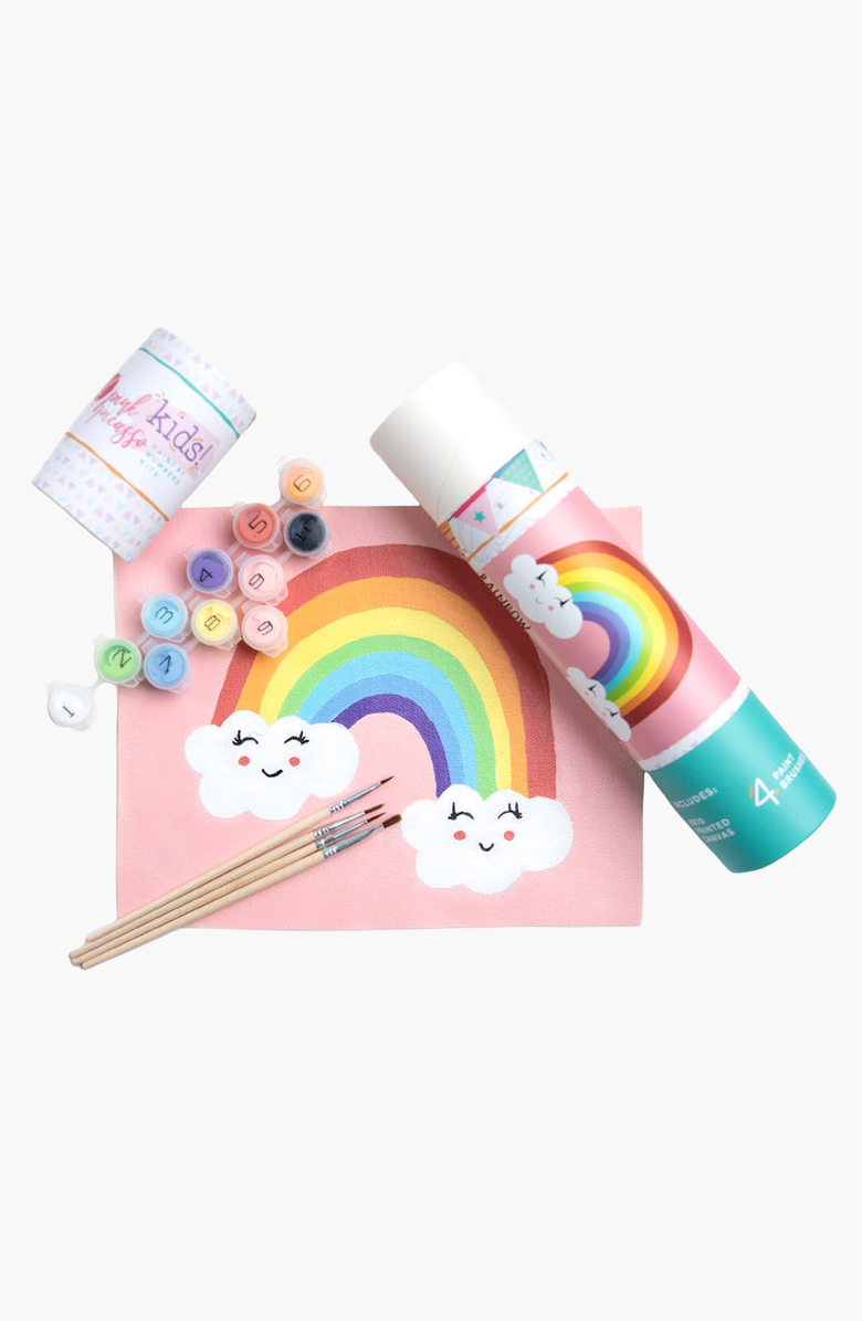 Pink Picasso Kits Rainbow Paint by Numbers Kit, Alternate, color, Pink / Rainbow