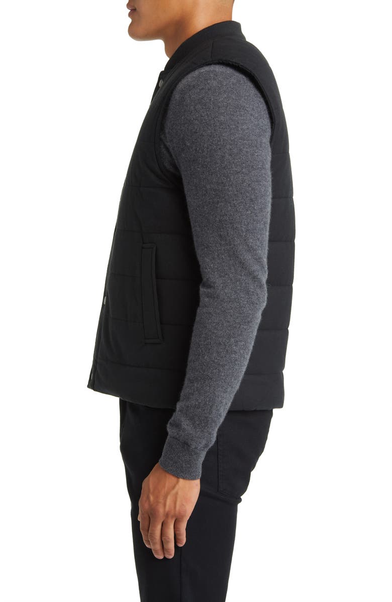 Nordstrom Tech Quilted Water Resistant Flannel Vest, Alternate, color, 