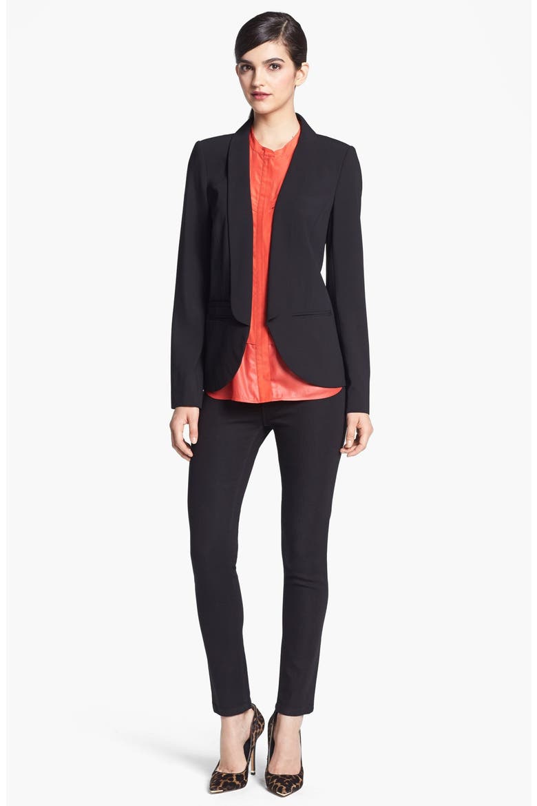 Three Pocket Blazer, Main, color, BLACK