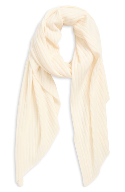Nordstrom Rib Cashmere Travel Wrap
