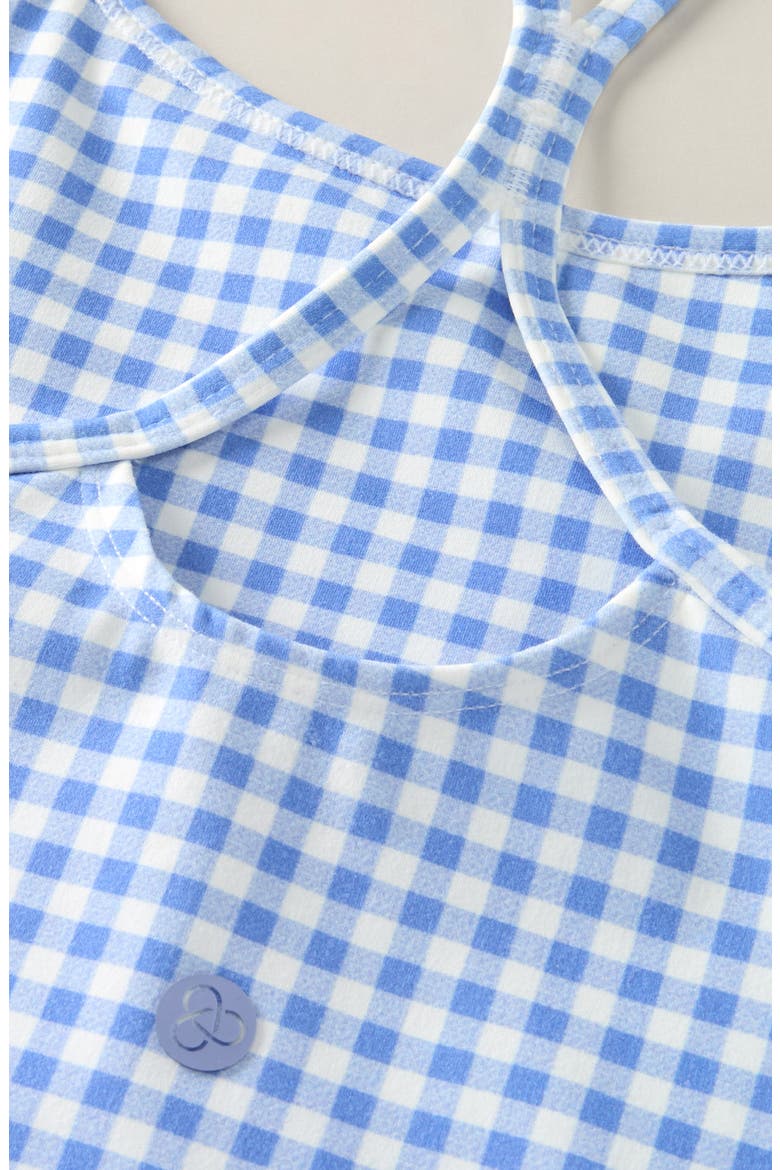 Kids' Ace Racerback Tank, Alternate, color, BLUE HYDRANGEA GIA GINGHAM