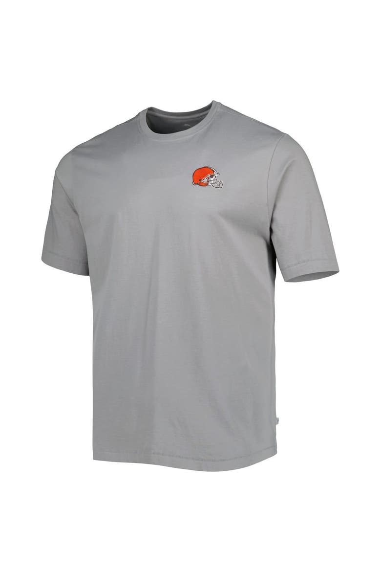 Men's Tommy Bahama Gray Cleveland Browns Bali Skyline T-Shirt, Alternate, color, Gray
