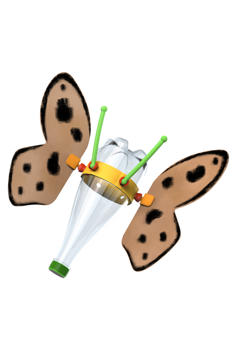 Arts and Crafts Butterfly Building Kit, Alternate, color, No Color
