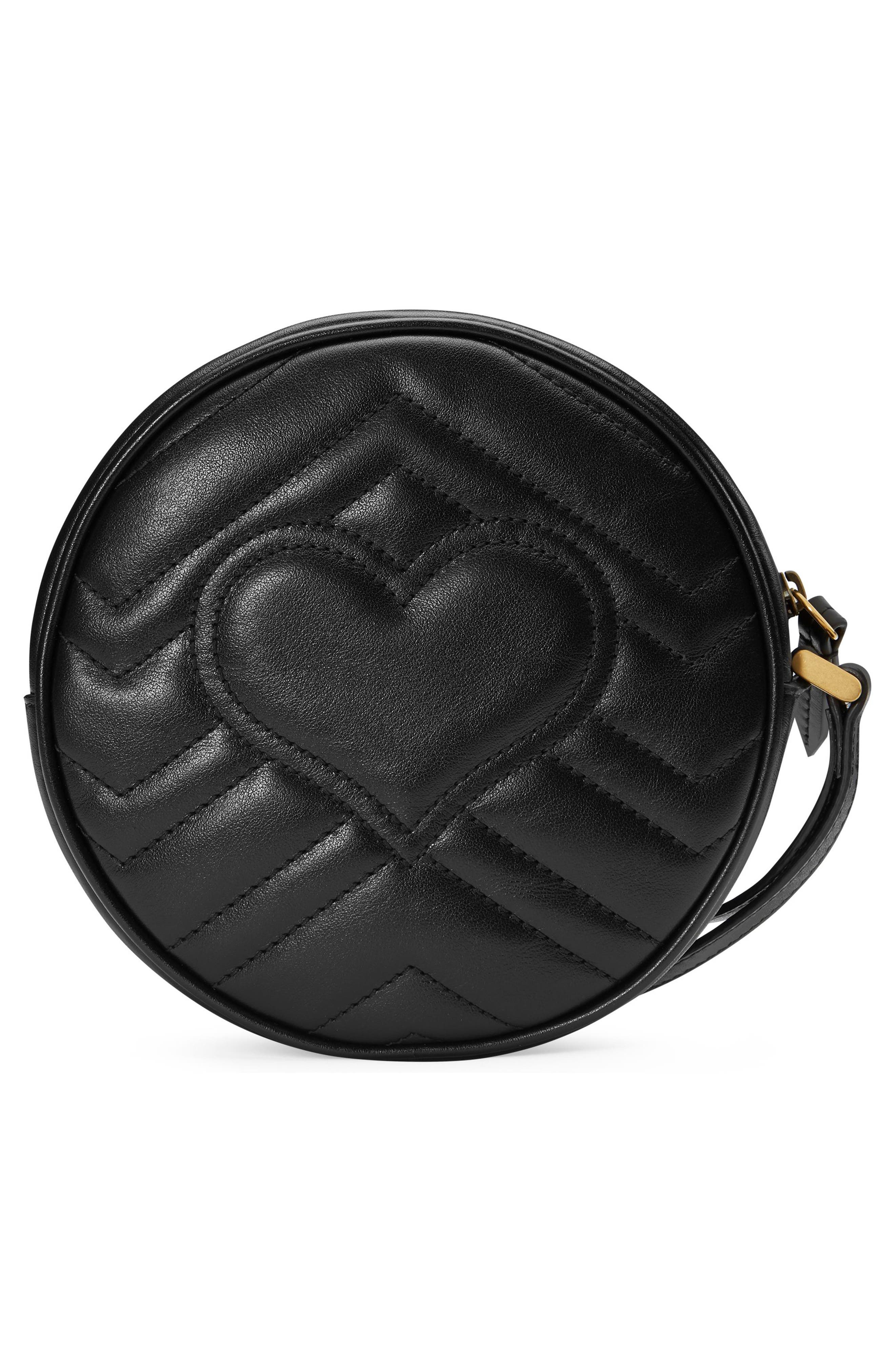 Gucci Leather Wristlet Clutch, Alternate, color, 