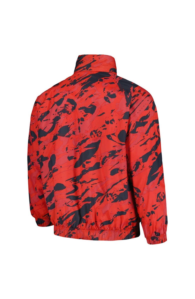 Nike Men's Nike  Scarlet Ohio State Buckeyes Anorak Half-Zip Jacket, Alternate, color, 