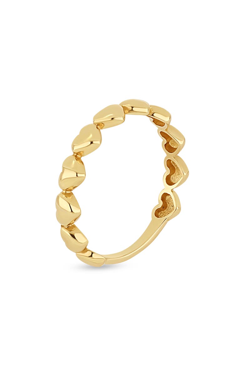 14K Gold Stackable Heart Ring, Alternate, color, 14K GOLD