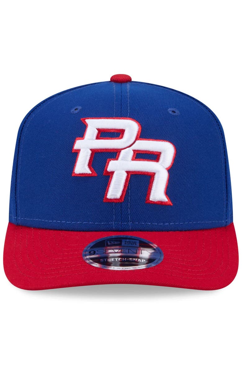 New Era Men's New Era  Blue/Red Puerto Rico Baseball 2026 World Baseball Classic 9SEVENTY Adjustable Hat, Alternate, color, Blue