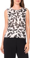 Halogen® Gathered Neck Sleeveless Shell