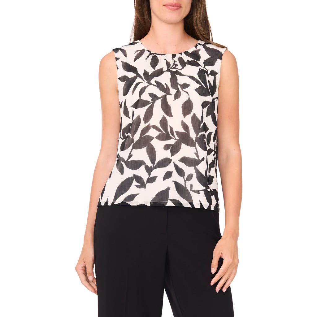 Halogenr Halogen(r) Gathered Neck Sleeveless Shell In White