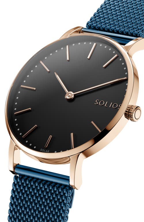 Solios Watches The Solar Classic | Black Dial