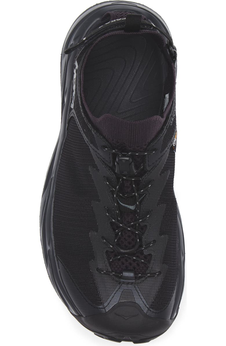 HOKA Hopara 2 Hiking Sandal, Alternate, color, Black / Black