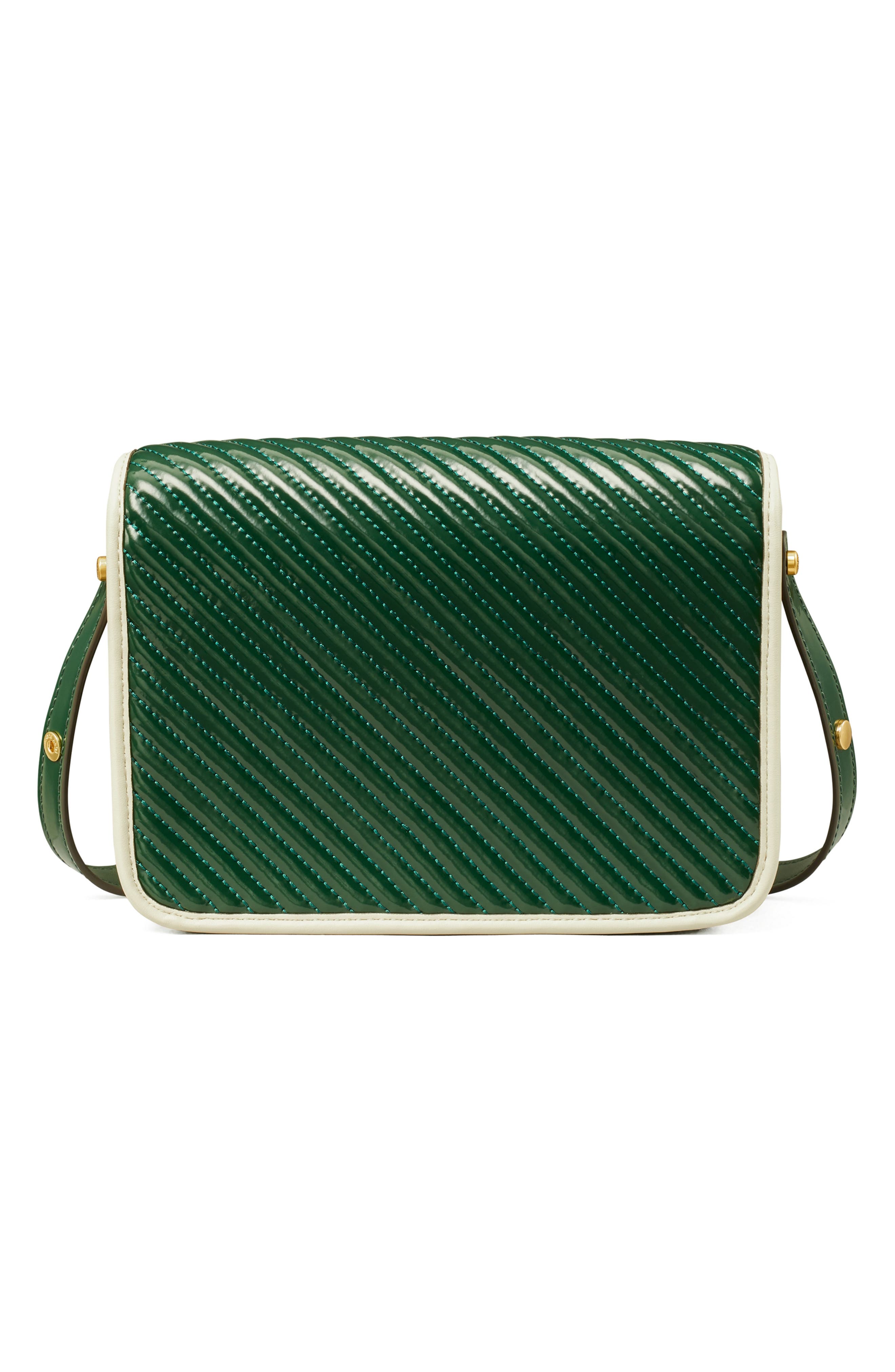 Tory Burch Robinson Quilted Leather Shoulder Bag, Alternate, color, 