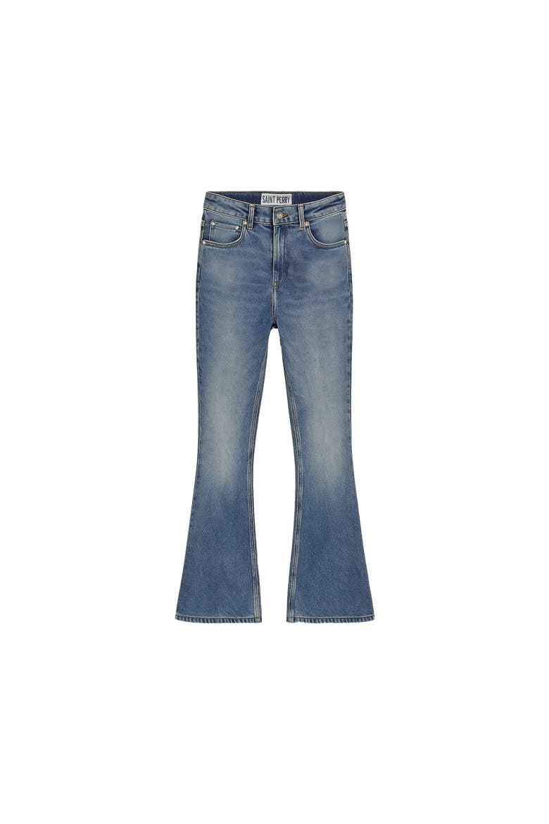 Devani Westside Flare Denim, Main, color, Blue