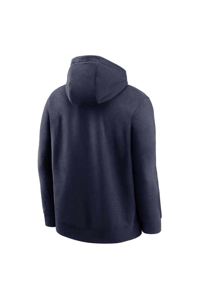 Men's Nike Navy Michigan Wolverines Hockey Stack Fleece Pullover Hoodie, Alternate, color, Navy