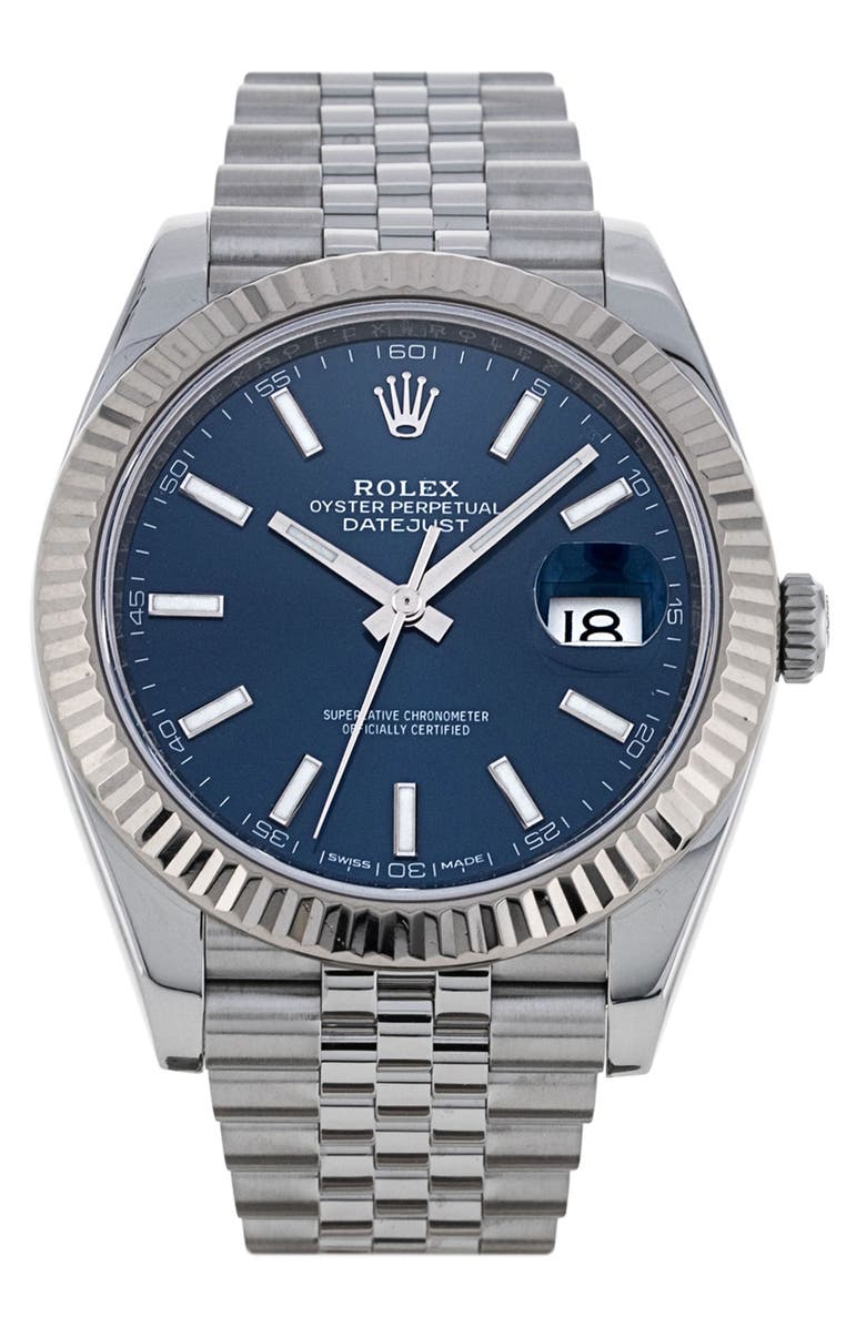 Watchfinder & Co. Rolex Preowned Datejust 41 Bracelet Watch, 41mm, Main, color,