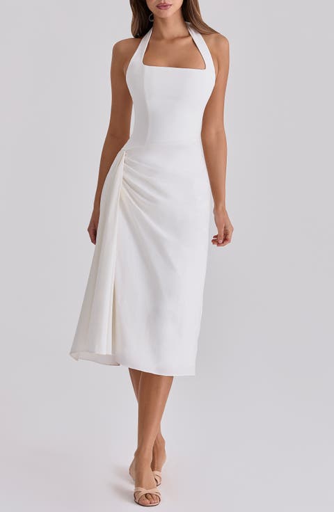Tallulah Halter Neck Midi Dress