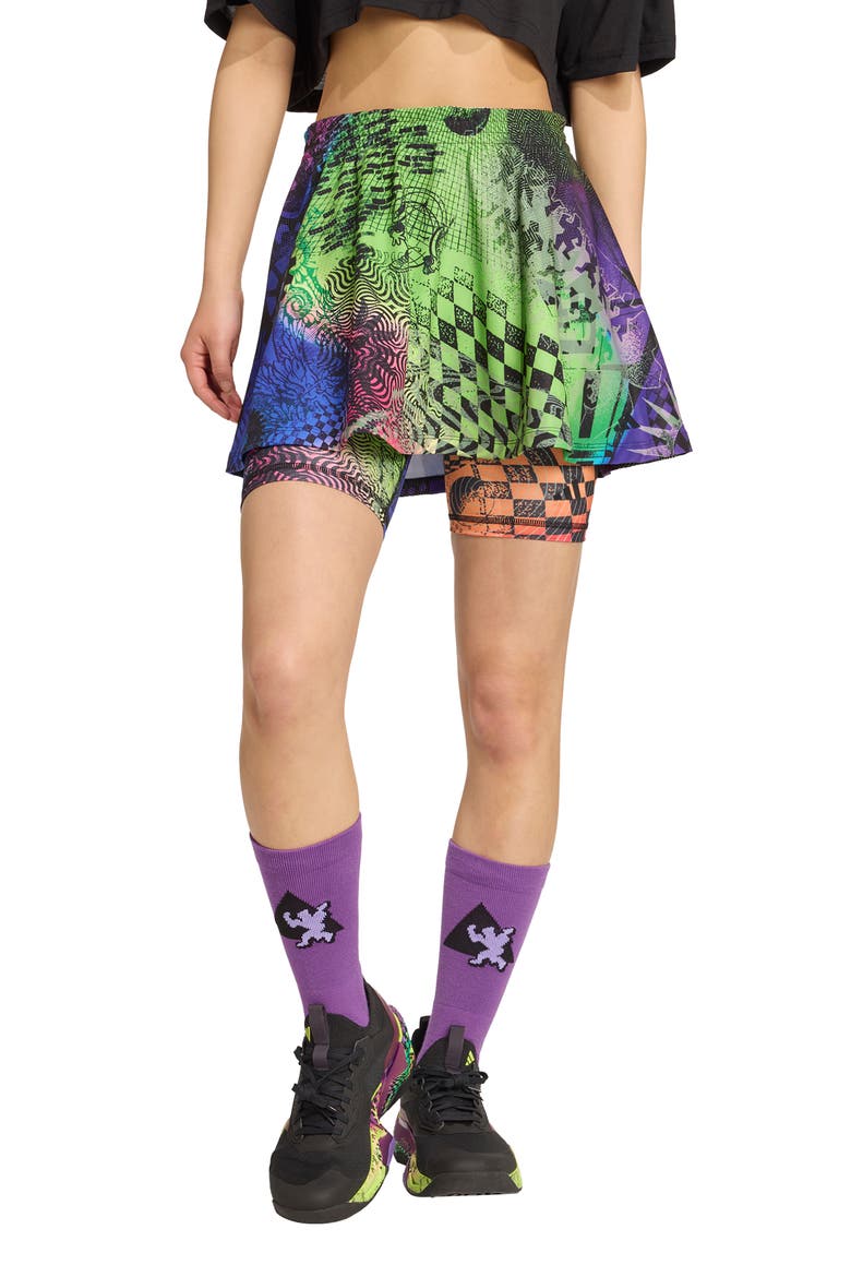 x Jeremy Scott Print Skirt, Main, color, BRIGHT YELLOW