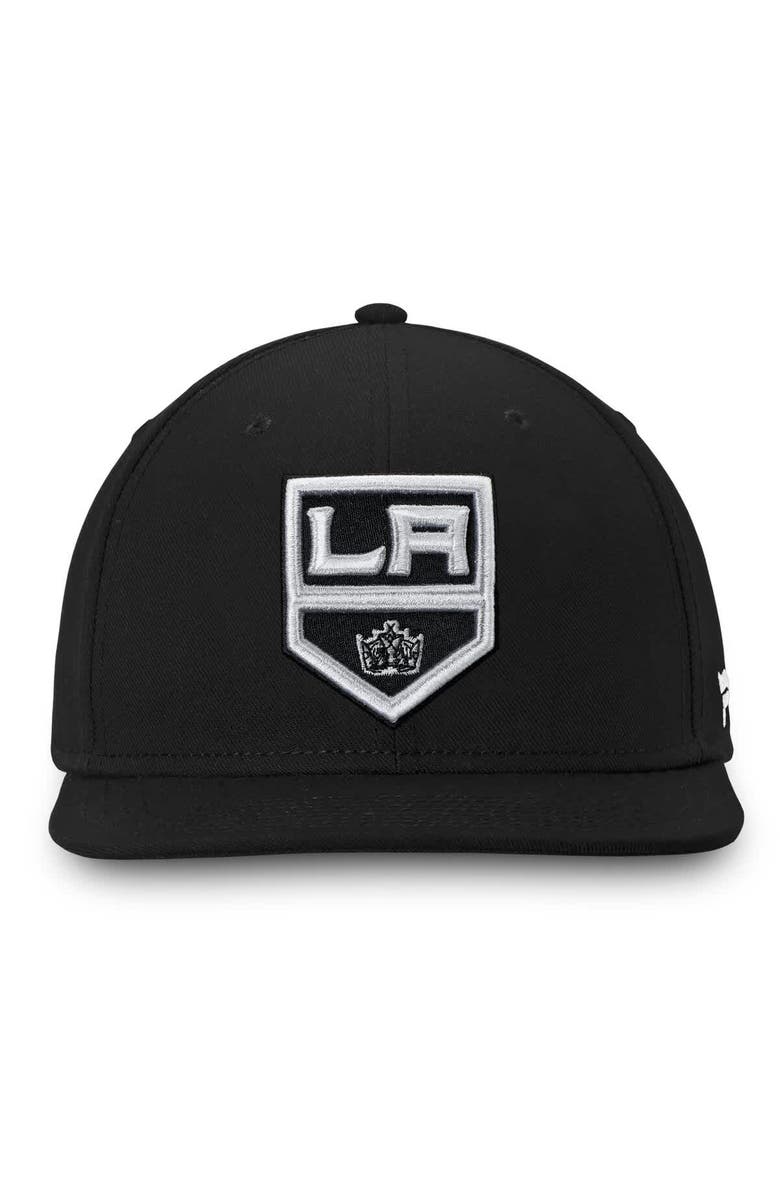 FANATICS Men's Fanatics Black Los Angeles Kings Core Fitted Hat, Alternate, color, Black