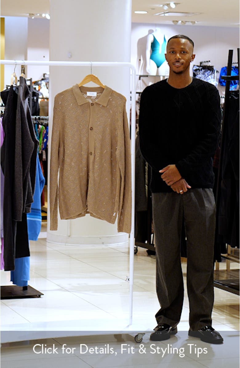 Eloi Open Stitch Cardigan, sales video thumbnail