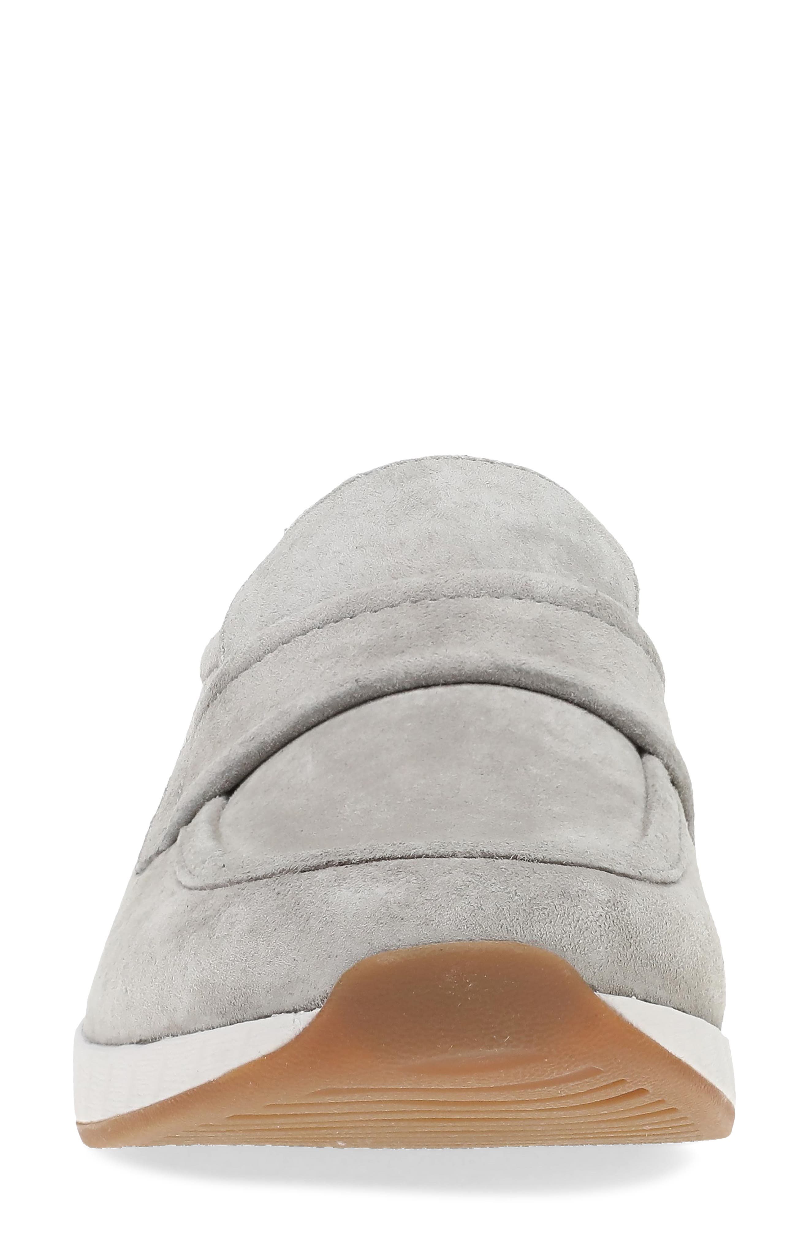 Clementine Slip-On Sneaker, Alternate, color, LIGHT GREY NUBUCK