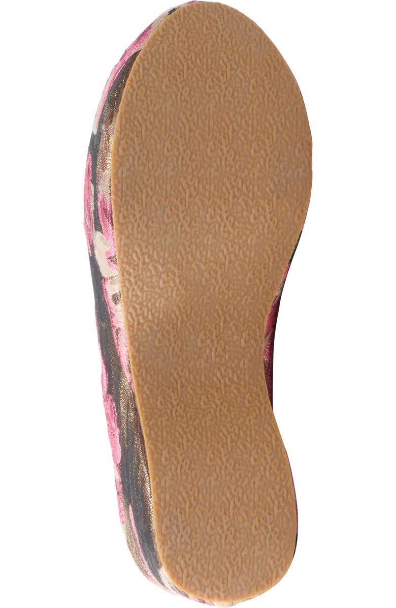 AZALEA WANG Naava Floral Jacquard Clog, Alternate, color,