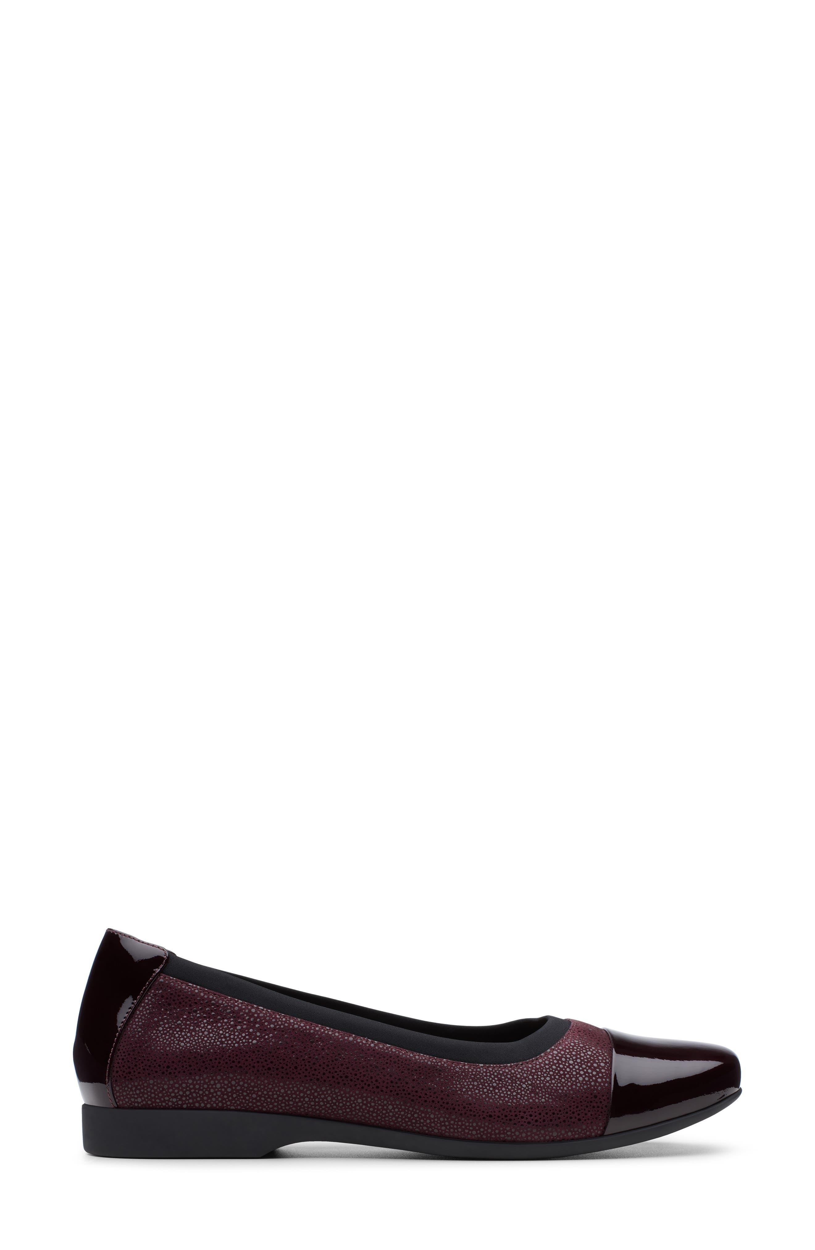 Un Darcey Cap Flat, Alternate, color, EGGPLANT LEATHER