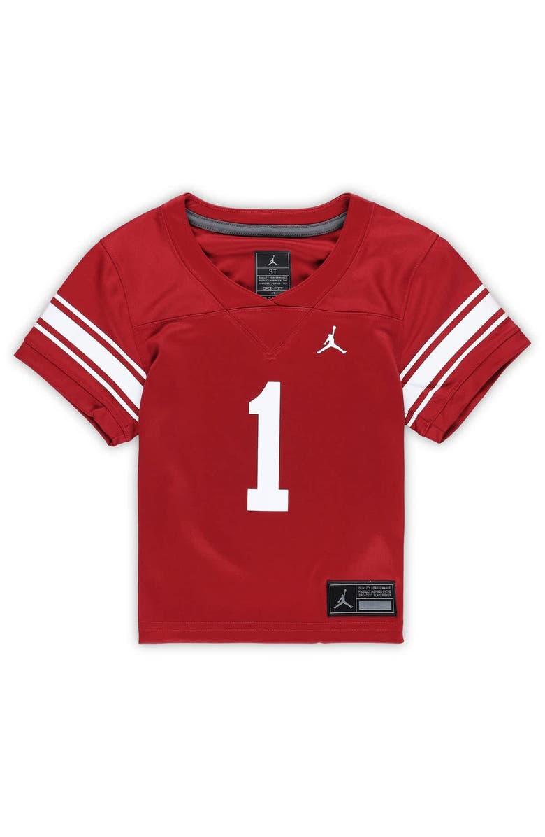 Nike Toddler Nike #1 Crimson Oklahoma Sooners Alternate Untouchable Replica Football Jersey, Alternate, color, Crimson