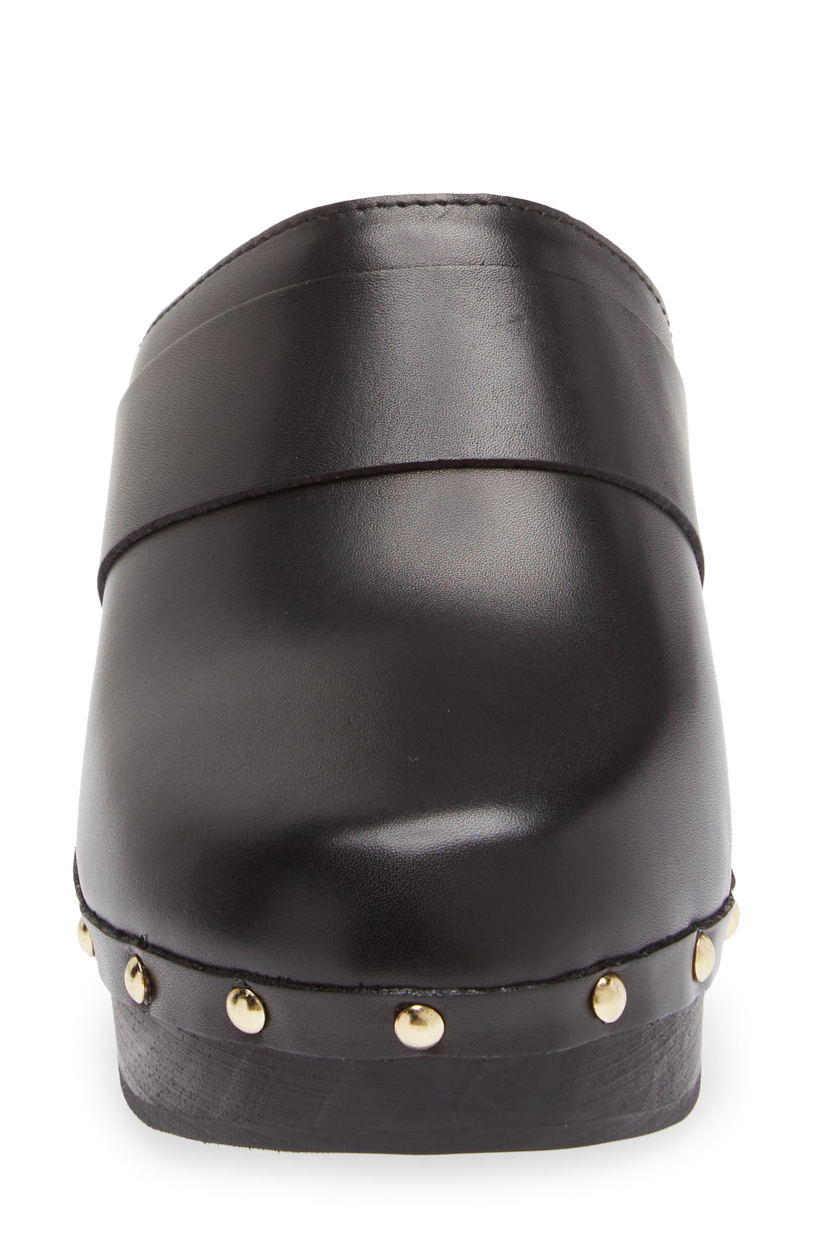 Bibi Platform Mule, Alternate, color, BLACK