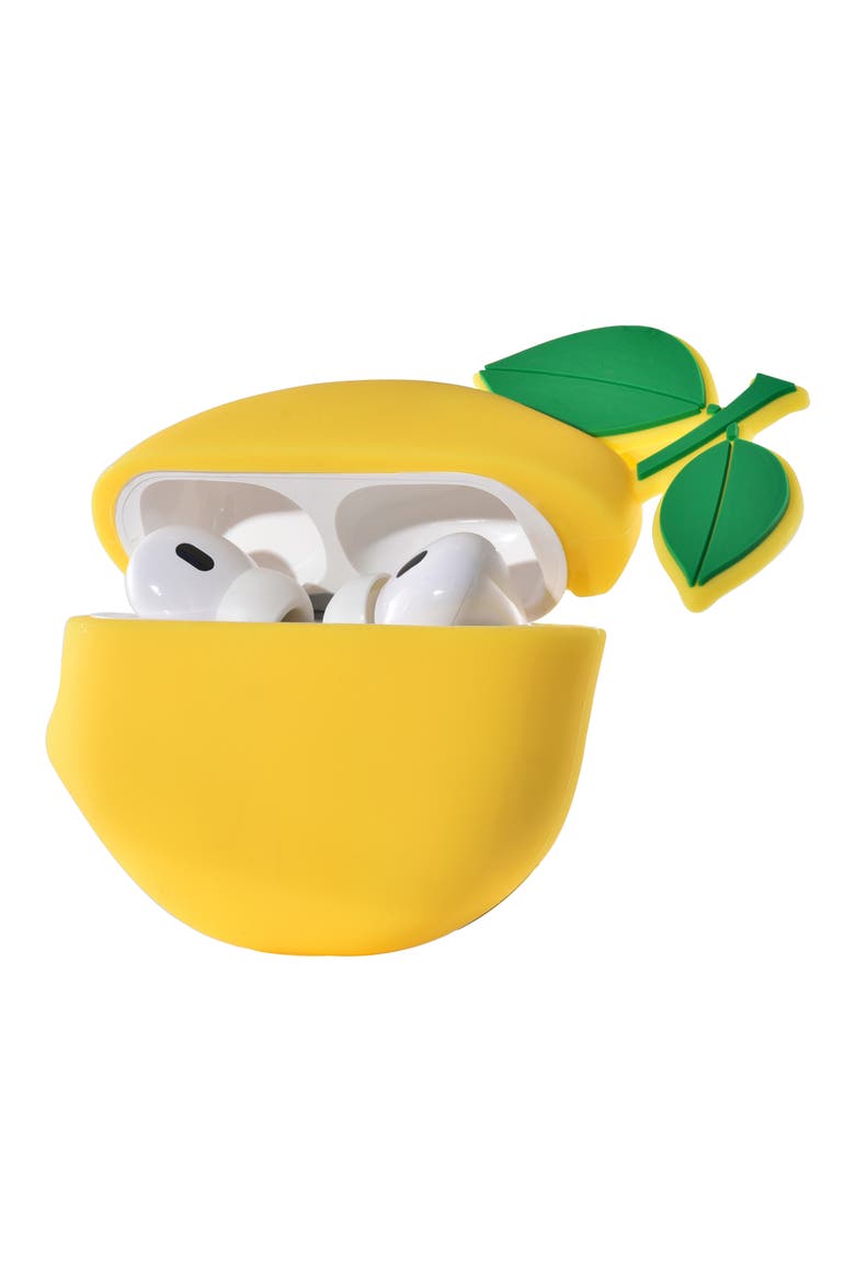 Lemon AirPods Pro Case & Cleaning Tool, Alternate, color, YELLOW